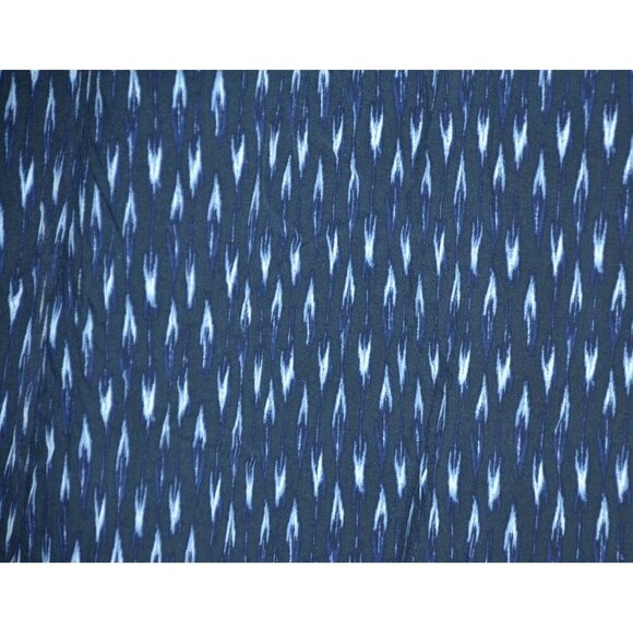 Banana Republic Wide Leg Pant Blue Geometric High Rise Elastic Waist Size XL - Picture 4 of 9